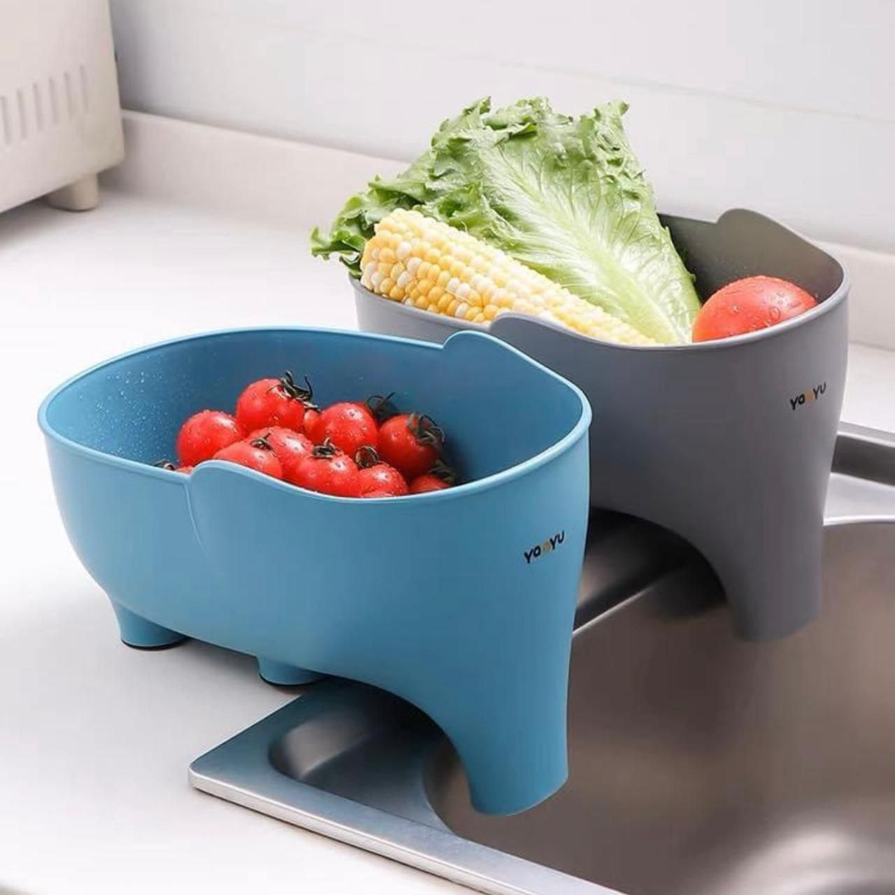 Vegetable and fruit drying basin